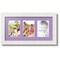 ArtToFrames Collage Photo Picture Frame with 3 - 3.5x5 inch Openings, Framed in White with Over 62 Mat Color Options and Regular Glass (CSM-3966-29)